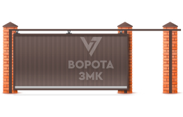 Откатные ворота 10 м 10000×2400 ЗМК-8188